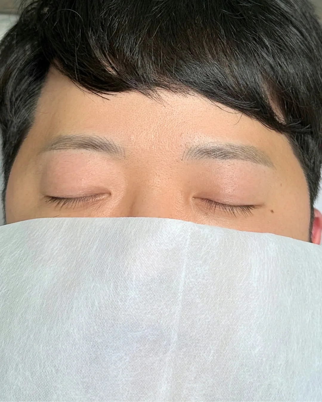 잠실 자연눈썹 눈썹문신 시술 후 결과